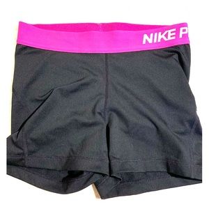 Nike Pro dry fit women’s training shorts